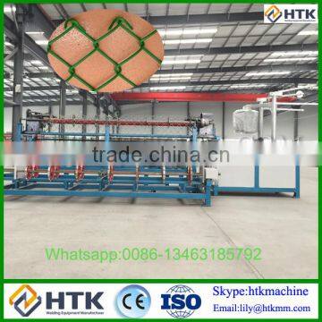 HTK Factory Automatic Artificial Leaf Chain Link Fencing Making Machine photo-6