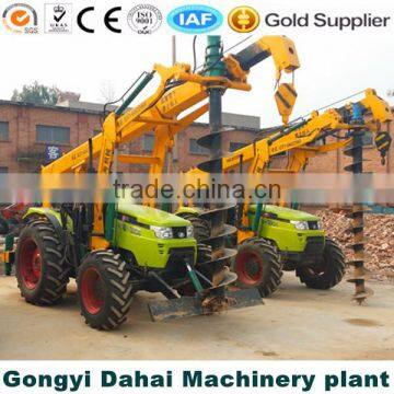 Drilling Machine Equipment on 100HP Tractor for Piling Hole for Pole photo-2