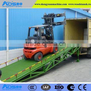 Mobile Dock Ramp For Container Load And Unload With Forklift