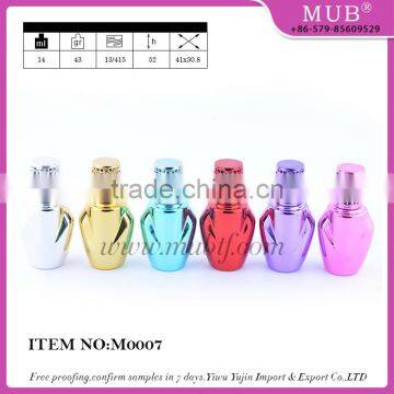 14 ml travel perfume bottle;easy tasking perfume bottle, UV get polish bottle