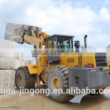 Wheel Loader With Pallet Fork JGM761FT28 Stone Forklift Loader Weichai Engine