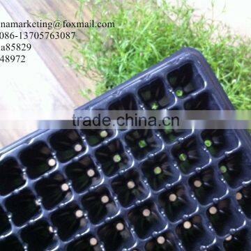PS Material Plastic Plant Nursery Seedling Black Hole Tray 288 Cell With Different Thickness photo-5