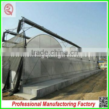 Hot sale multi-span 10.8m double layer plastic film greenhouse from China