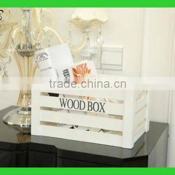 Small Wooden Box Home Decorative Storage Box photo-4