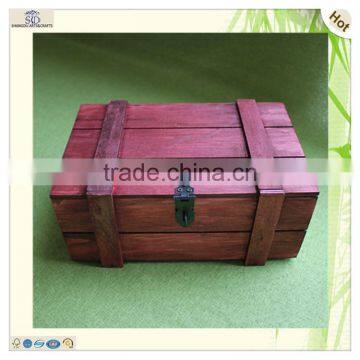 decoration unique large clasp plain wooden box