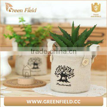 Jute Fabric Plant Pot Grow Bag,eco-friendly Jute Gardening Grow Bags With Small Handles photo-3