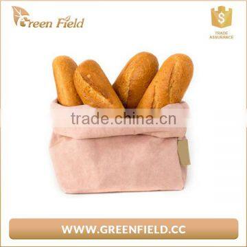 Professional Manufacture OEM Design Washable Kraft Paper Bag Food Keeper Bag photo-4