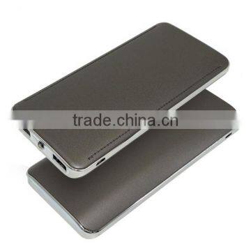 13000mAh Leather Finish Power Bank Mobile Phone Charger photo-4