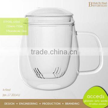Handcrafted High Quality Ti-Borosilicate Lead-Free Glass Tea Pot photo-5