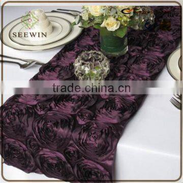 fashionable royal trendy rosette table runner