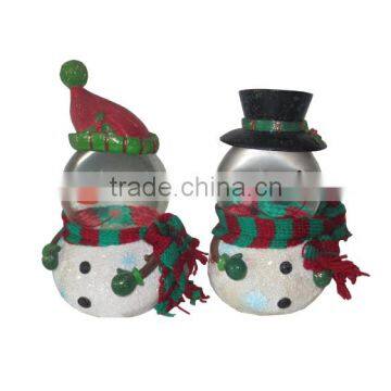 2014 New Handmade Resin Christmas Snowmen for Sale photo-3
