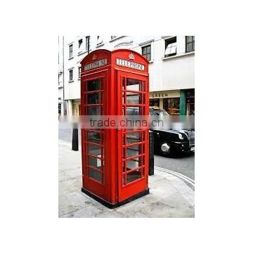 Europe style london telephone booth for sale / telephone booth decoration HS-B-13