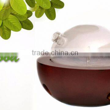 Global Wood Bamboo Bamboo LED Aroma Diffuser Ultrasonic Nebulization Essential Oil Diffuser photo-3