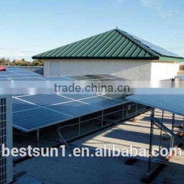6000w Domestic Use Solar and Wind Power Hybrid System photo-3