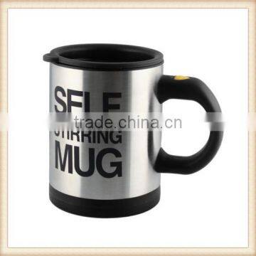 Stainless Lazy Self Stirring Mug Auto Mixing Tea Coffee Cup Office Home Gifts photo-2