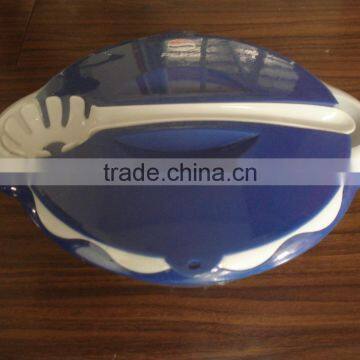 Salad Mixing Bowl Set With Plastic Salad Scoop Colander Mixing Bowl photo-6