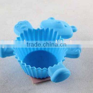 Bear design silicone bakeware/ mini cake mold