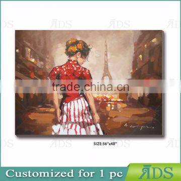 Custom Beautiful Lady Figure Oil Painting photo-3