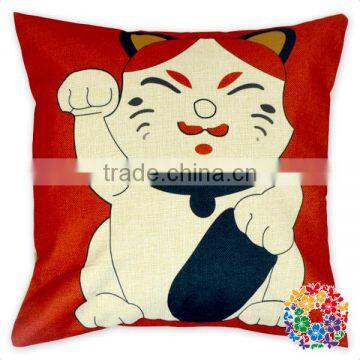 Wholesale Christmas Decorations Cute Digital Print Cartoon Throw Pillow Case photo-4