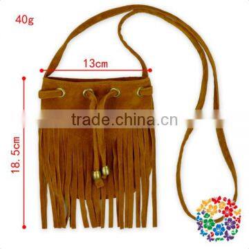 Aisa Girls Fuax Leather Tassel Shoulder Bag Fringe Messenger Crossbody Coin Purse photo-3