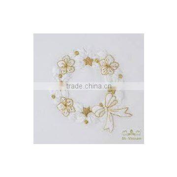 DINING TABLE SET WITH HAND EMBROIDERED DETAILS, 100% MADE FROM NATURAL SILK IN VIETNAM photo-3