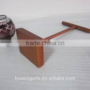 Wooden Exquisite Handcraft Hanging Glass Shelves Wooden Shelves photo-2