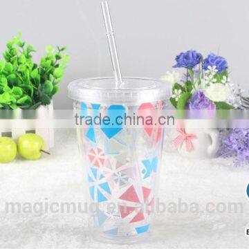 Double Wall 16oz Acrylic Tumblers for Bubble Tea photo-5