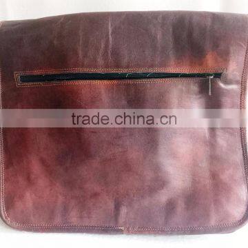 Handmade Vintage Genuine Leather College Briefcase photo-2