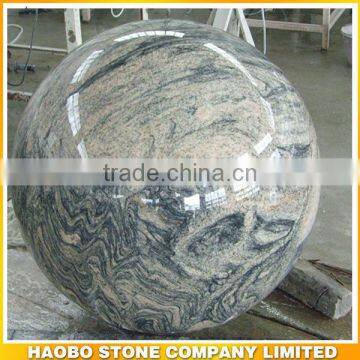 Garden ball decoration in China Juparana material