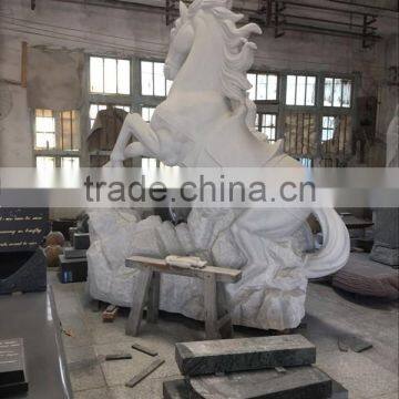 Haobo Outdoor Horse Large Granite Horse Sculpture