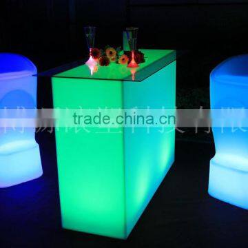 led glowing coffee table/coffee shop furniture/coffee bar furniture