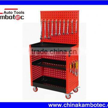2014 New popular stainless steel tool trolley tool box with tools tool truck