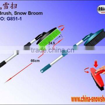 Plastic snow brush car accessory