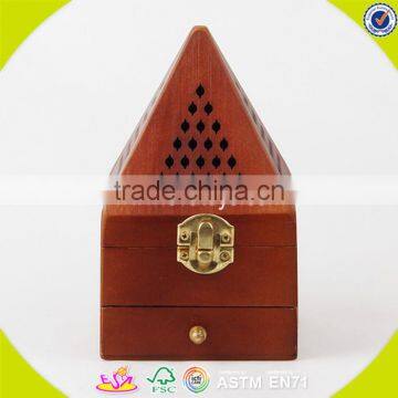2017 Wholesale Cheap Double Sides of the Top Wooden Incense Holder W02A261 photo-3