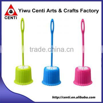 Hot sale plastic toilet cleaning brush with holder set