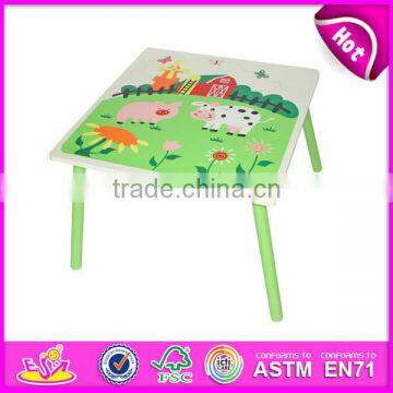 Lovely Wooden Table and Chair Toy for Kids,wooden Toy Table and Chair Set for Children,cute Wooden Table and Chair W08G129 photo-2