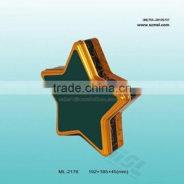 Popular Five-star shaped container for promotion gift