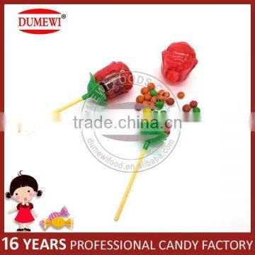 Rose Shape Toy Candy With Chocolate Bean for Valentines photo-4
