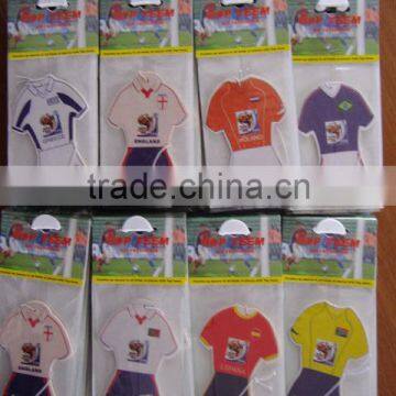 2017 popular club sports t-shirt world cup related air freshener