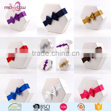 Wholesale Satin Ribbon Elastic Pre-tied Ribbon Bows photo-3