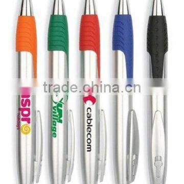 Plastic ball pen with logo for promotion and advertising