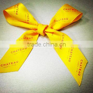 Polyester Satin Ribbon Single Face, Grosgrain Ribbon with your own logo