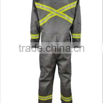 NFPA2112 C/N FR Safety Coverall With Reflective Tapes for Oil Field Workers photo-2