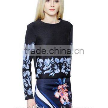OEM Service Lady Fancy Embossed Sweatshirt Production photo-2