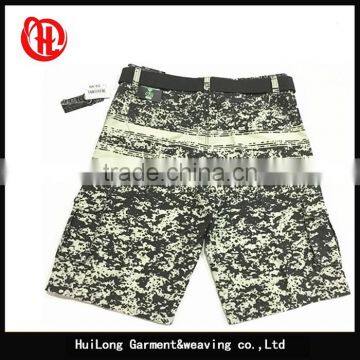 Soft Canvas polyester 10% cotton pants mens cargo shorts