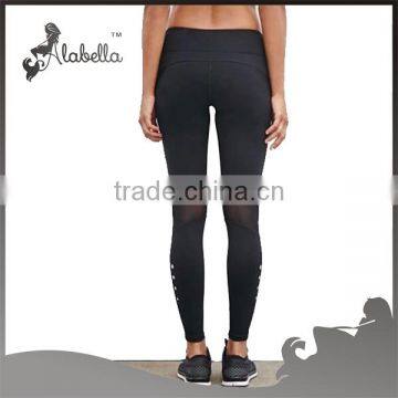 Leggings Wholesales With Mesh Fabric Lycra Fabric photo-2