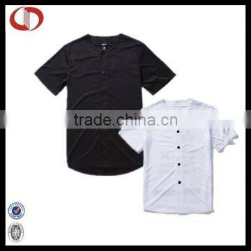 Cannda plain button down baseball jersey wholesale