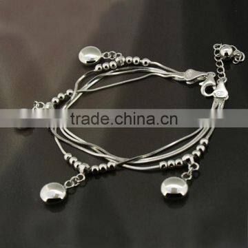 New 925 silver bracelets jewelry rhodium plated