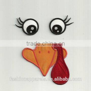 Custom All Kinds of Embroidered Patch for Clothes Embroidery Patch Made in China Choose Size/color photo-2