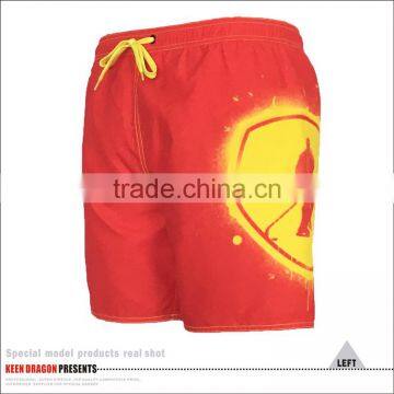Digital Printing Drawstring Boys Beach Board Shorts With Mesh Linning photo-3